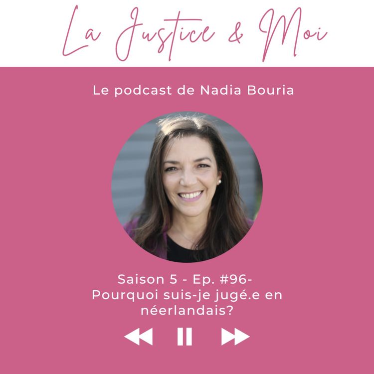 cover art for #96 - Pourquoi suis-je jugé.e en néerlandais?