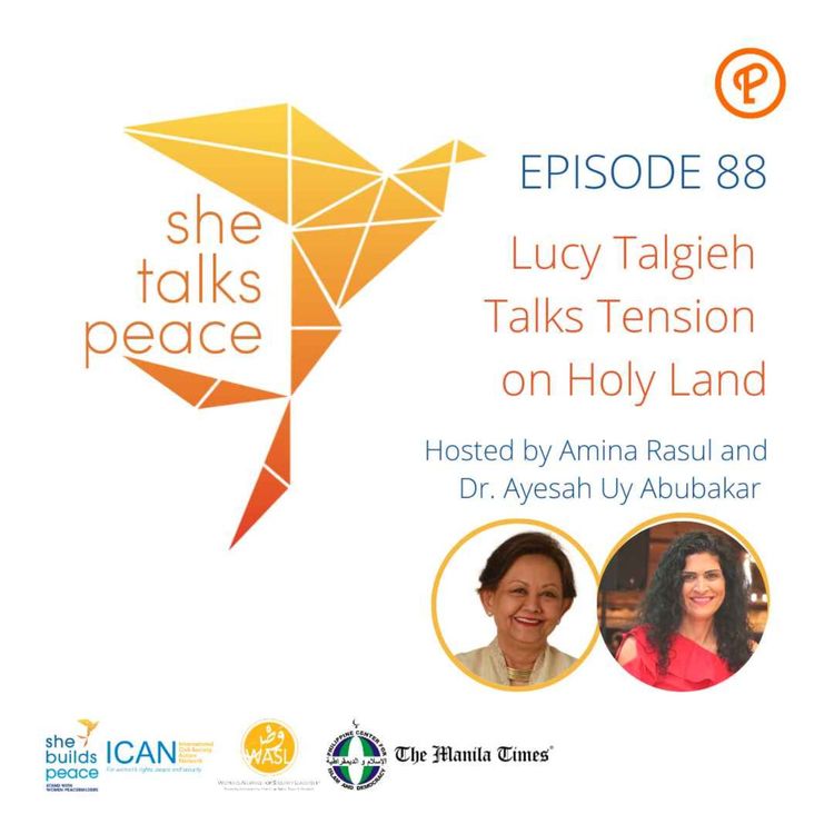 cover art for Ep. 88: Lucy Talgieh Talks Tension on Holy Land