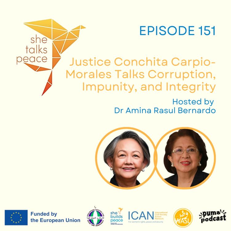 cover art for Ep. 151: Justice Conchita Carpio-Morales Talks Corruption, Impunity, and Integrity