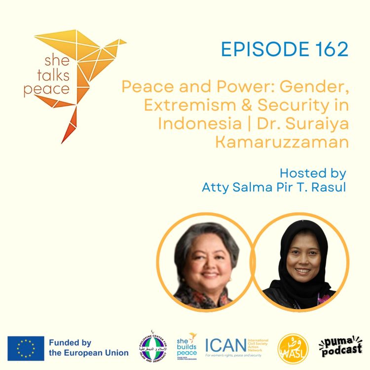 cover art for Ep. 162: Peace and Power: Gender, Extremism & Security in Indonesia | Dr. Suraiya Kamaruzzaman