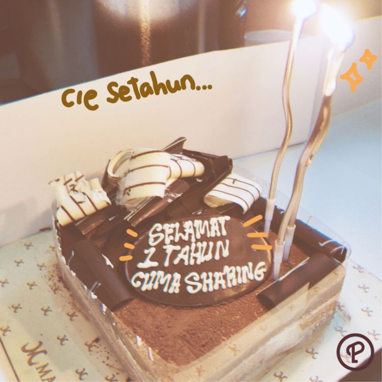 cover art for satu tahun cuma sharing