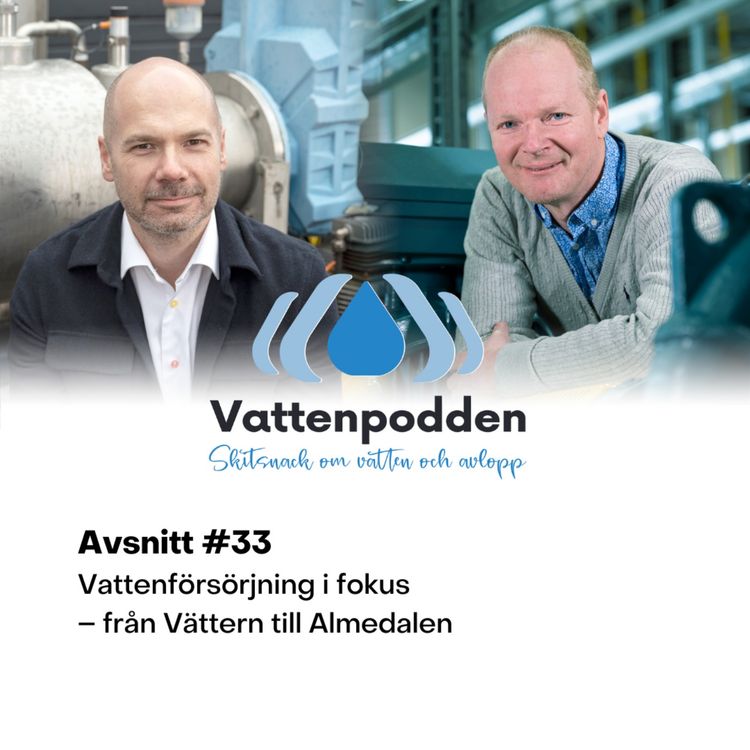 cover art for #33 Vattenförsörjning i fokus  – från Vättern till Almedalen
