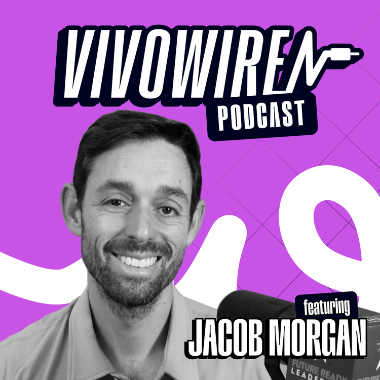 cover art for Leading through the AI transition, ft. Jacob Morgan