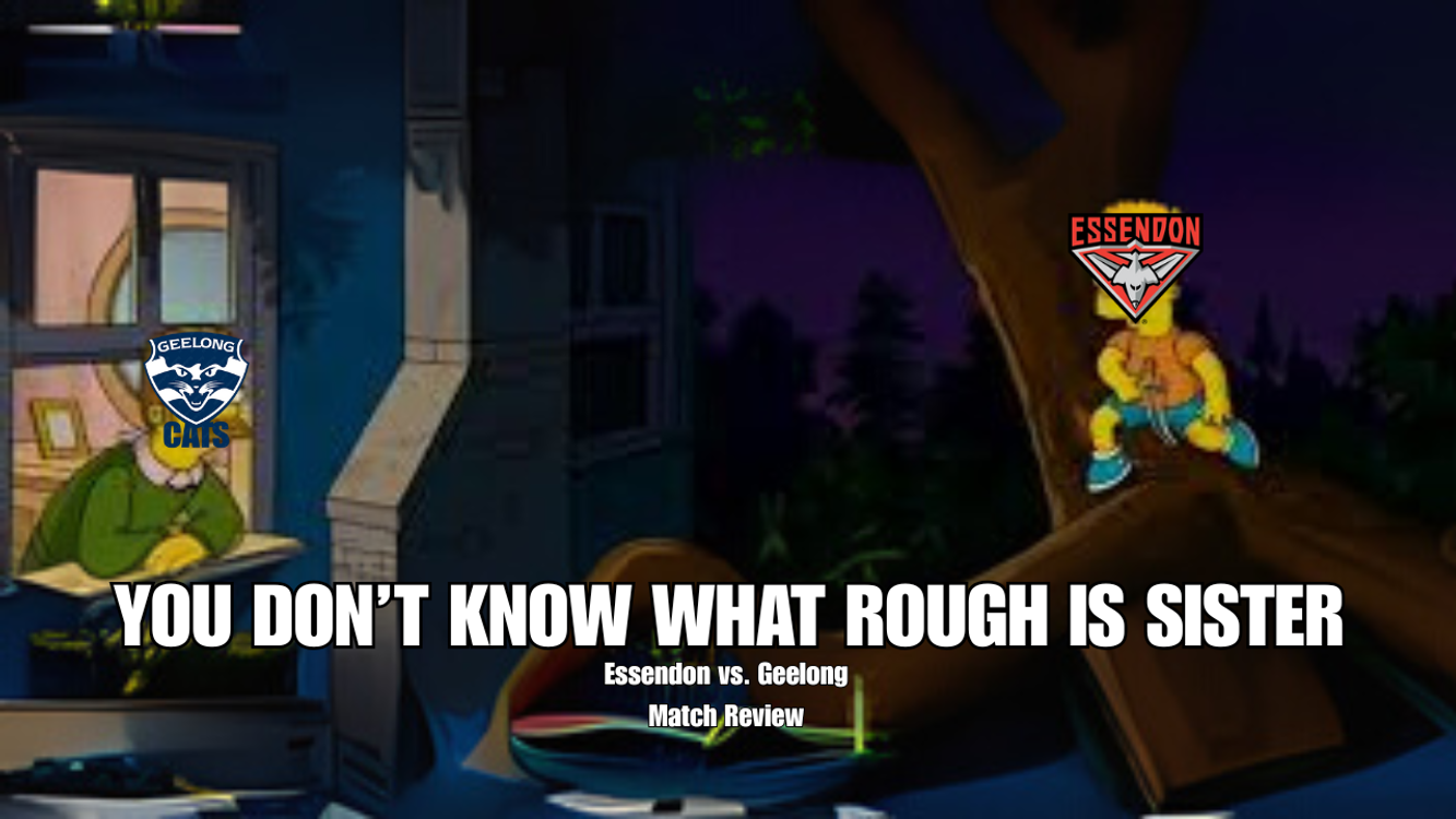 cover art for Serious improvement - Essendon vs. Geelong Match Review