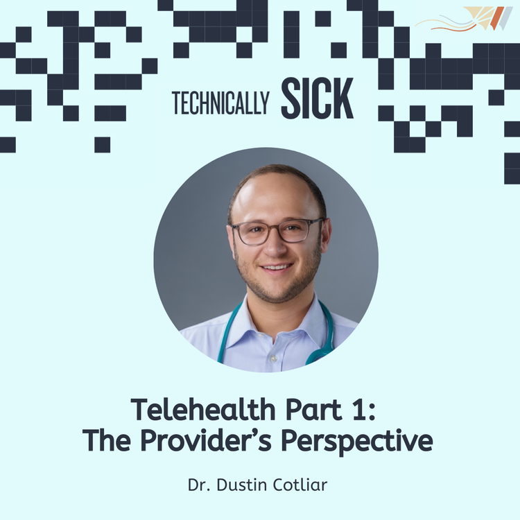 cover art for Telehealth Part 1: The Provider’s Perspective