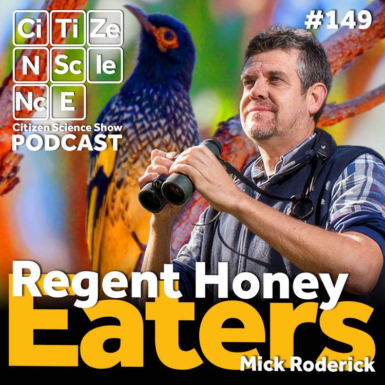 cover art for #149 Holding the Line for the Regent Honeyeater with Mick Roderick