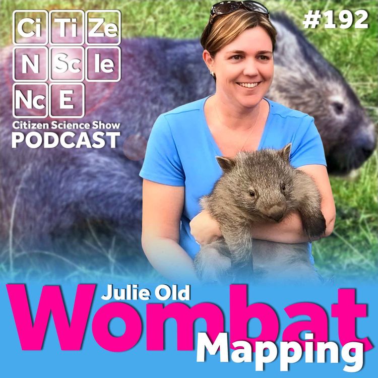 cover art for #192 Meet the Wombat Warriors: Inside Julie Old's Citizen Science Mission to Save Australia's Underrated Marsupial