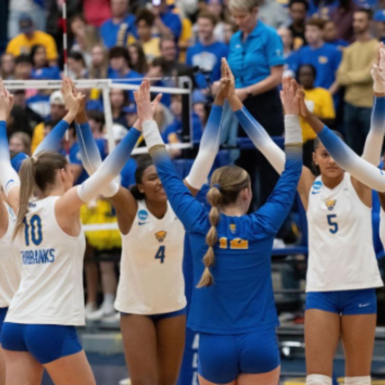 cover art for A chat with the Pitt Volleyball icon Cat Flood