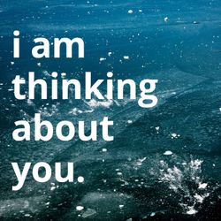 cover art for i am thinking about you.