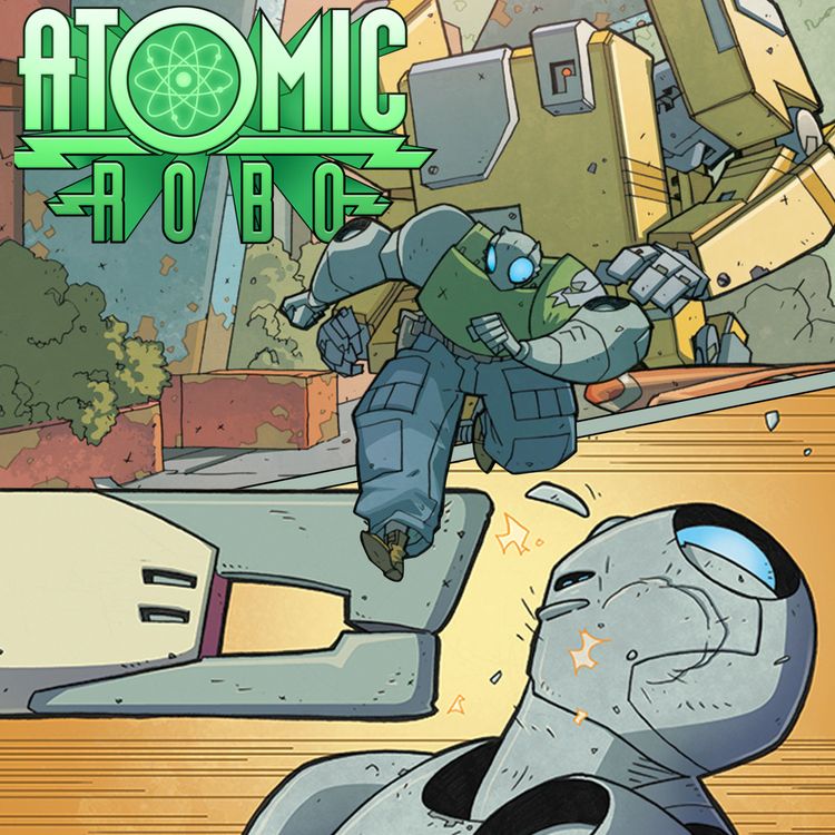 cover art for Atomic Robo: Nuts & Bolts :: Free Comic Book Day ’13 & Along Came A Tyrantula