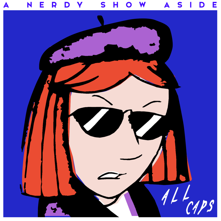 cover art for ALL CAPS: Judy Funnie Meets Maude Lebowski