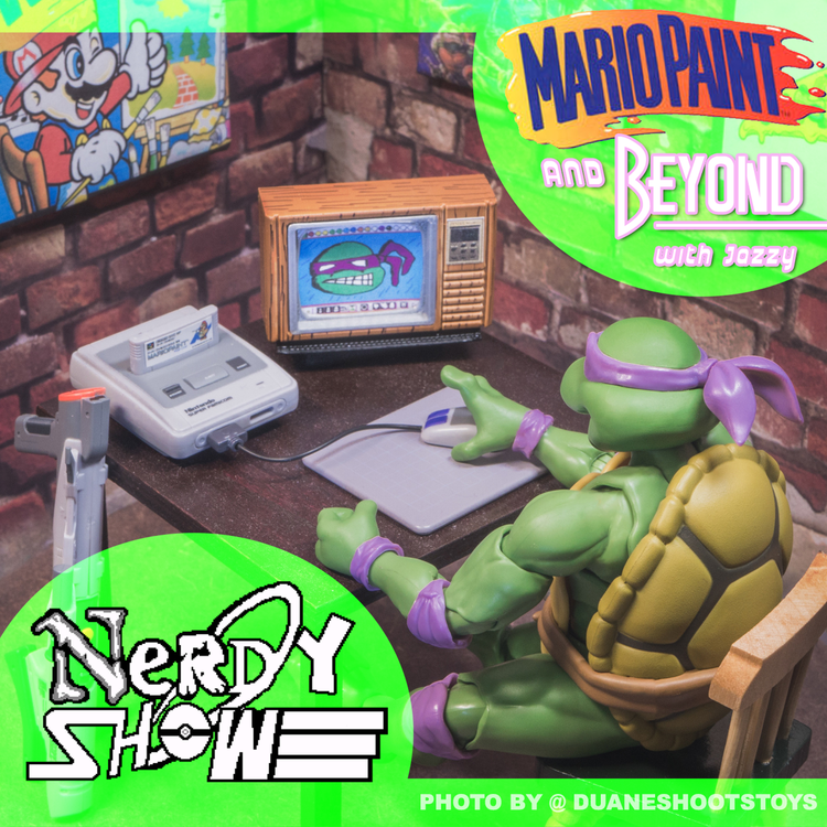 cover art for Microsode: Mario Paint and Beyond - 90s Creative Games with Jazzy Boho