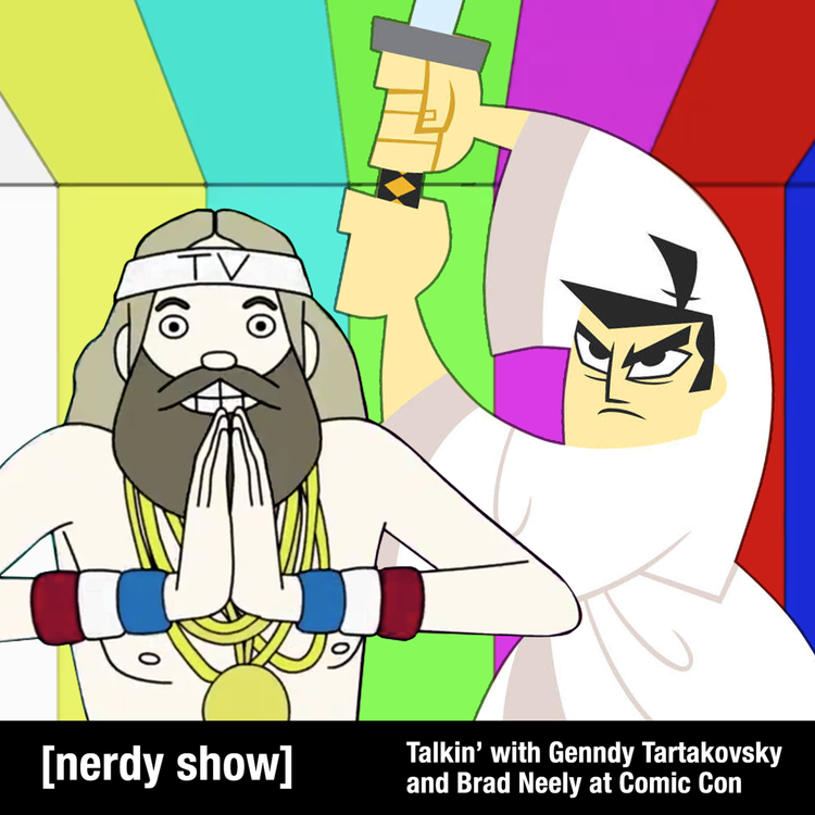 cover art for Nerdy Show Interviews: Samurai Jack's Genndy Tartakovsky and Brad Neely