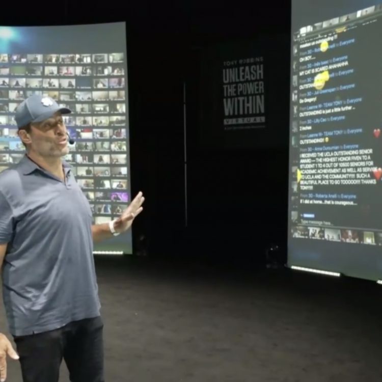 cover art for What's the Difference Between Tony Robbins UPW Virtual and UPW Live?