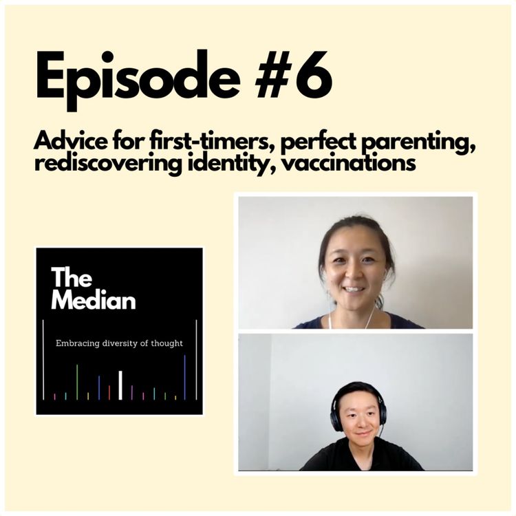 cover art for Advice for first-timers, perfect parenting, rediscovering identity, vaccinations