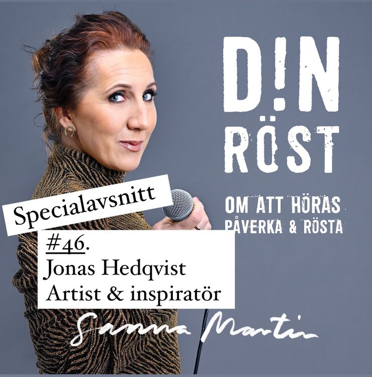cover art for #46. Din Röst Demokrativecka-special:  Jonas Hedqvist