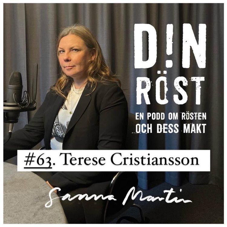 cover art for #63. Din Röst - Terese Cristiansson