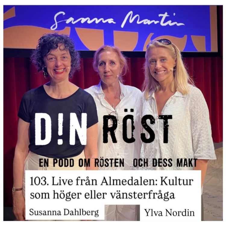 cover art for #103. Din Röst - När blev kulturen en höger eller vänsterfråga?