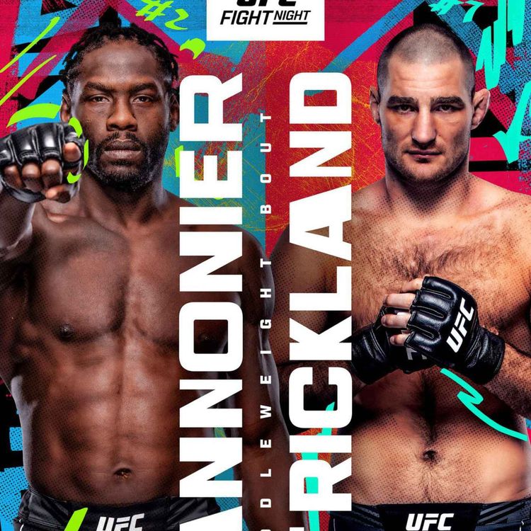 cover art for UFC Fight Night: Cannonier vs Strickland Preview