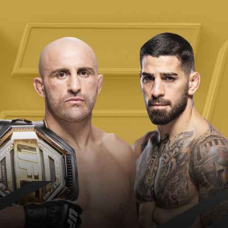 cover art for UFC 298 Volkanovski vs Topuria Preview