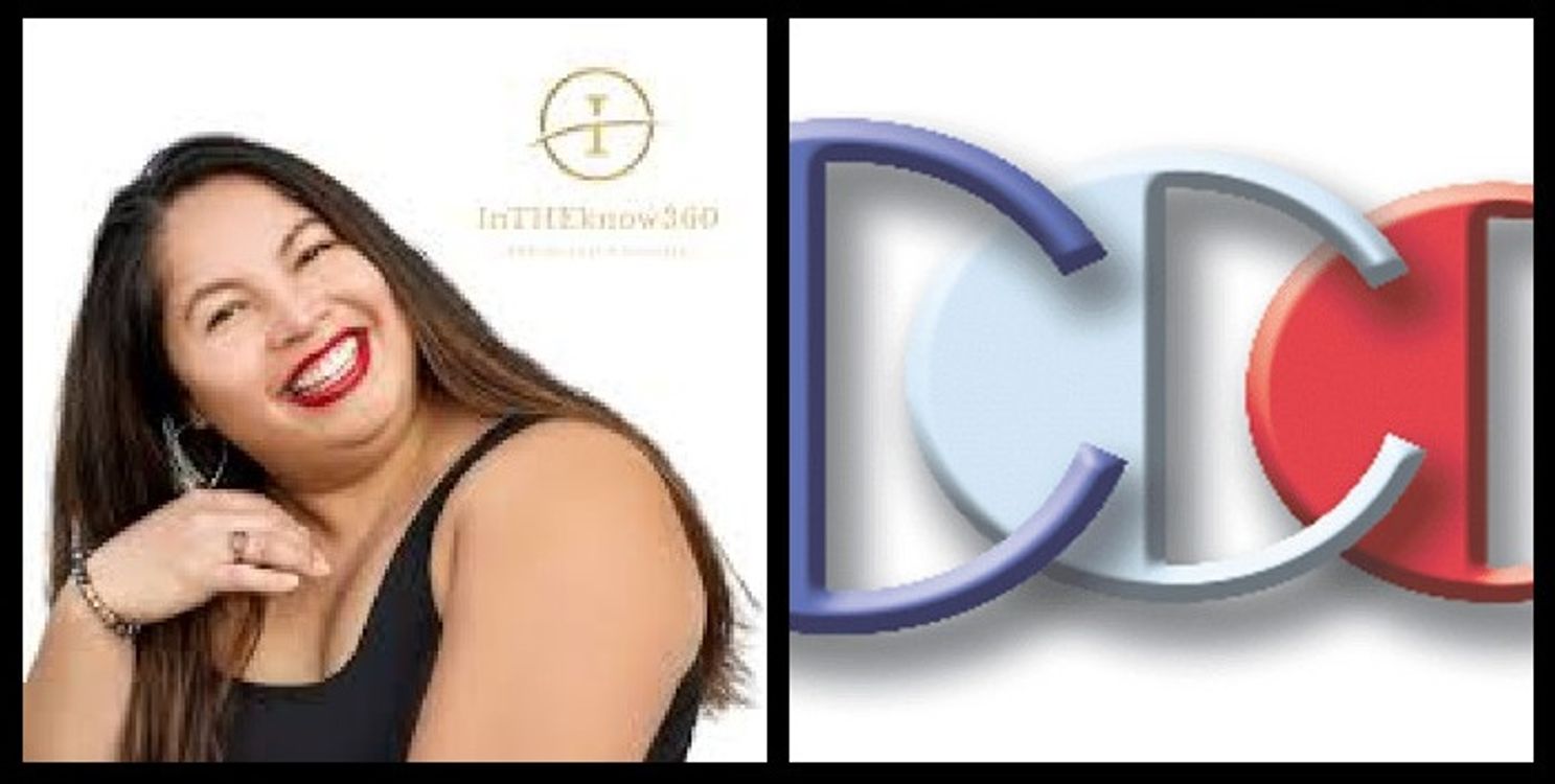 cover art for  Global Voices with Richard Blank. InTHEknow360 podcast. Annette Atoigue Showing Love Full Circle.