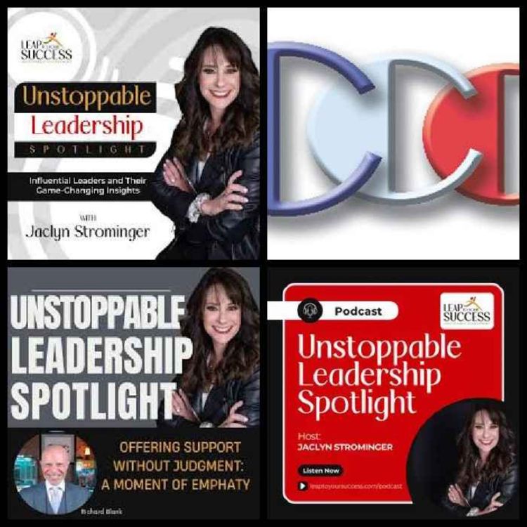 cover art for  Telesales expert secrets with Richard Blank.Unstoppable Leadership Spotlight by Jaclyn Strominger.