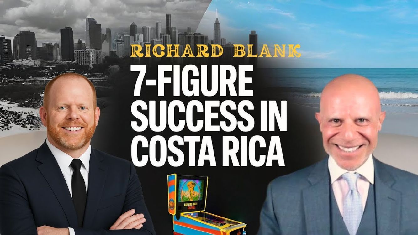 cover art for Salty Ginger Talk Podcast. How Richard Blank Built a 7-Figure Business in Costa Rica