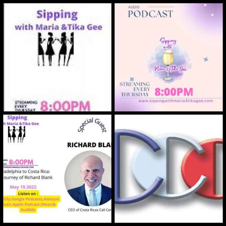 cover art for Sipping with Maria & Tika Gee podcast Season 2 Reunion Special.Episode #10 with Tomeka, Dana & Richard Blank 