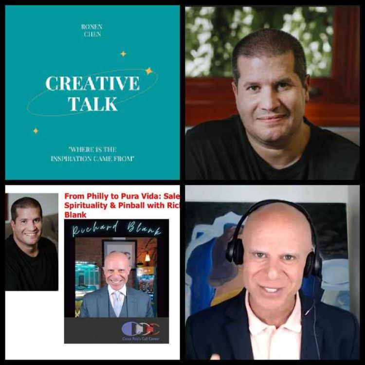 cover art for Vision, Technology, Innovation and Money podcast. Host Ronen Chen interview with CEO Richard Blank