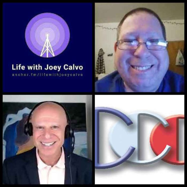 cover art for The Life with Joey Calvo Podcast. A Philadelphia type of interview with a proud native Richard Blank