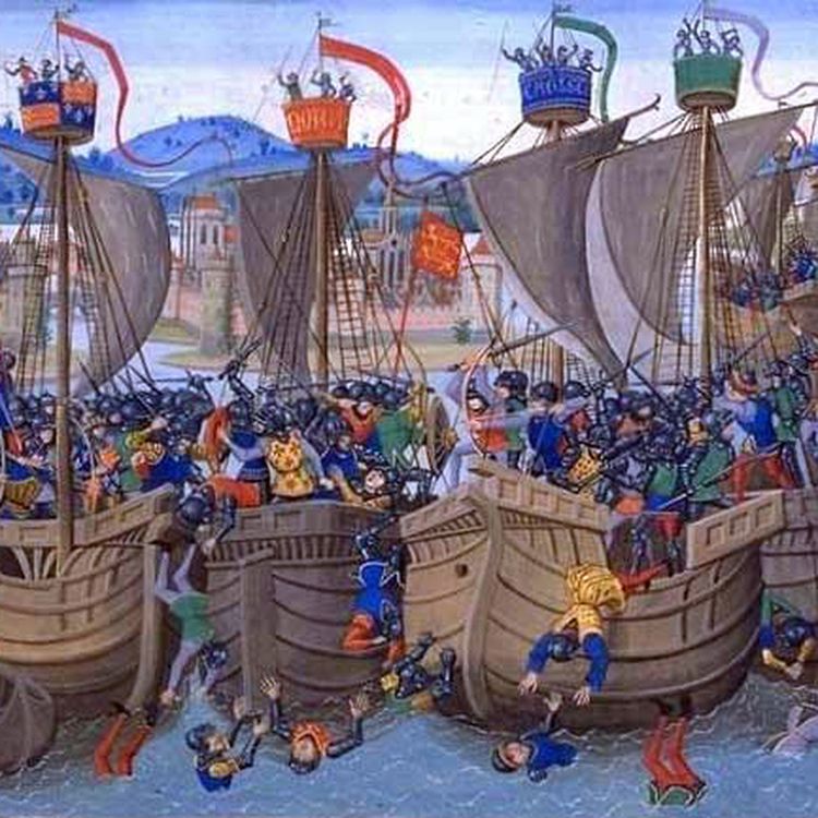 cover art for 31.1 Battle of Sluys 1340. Hundred Years War