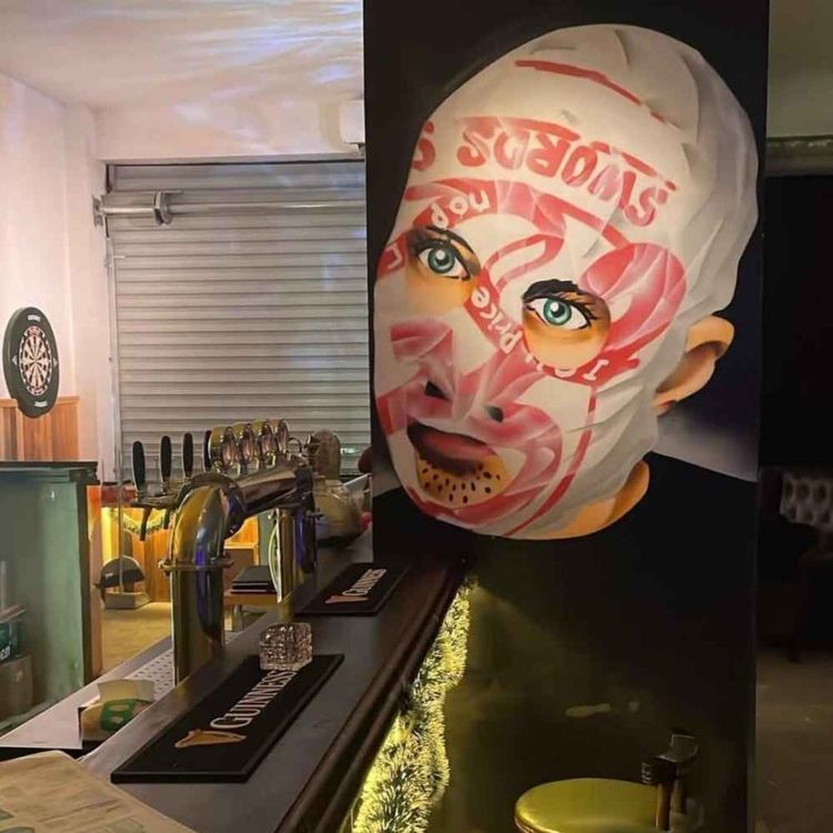 cover art for Theres a seven foot painting of me in a bar in China and I don't know why it's there 