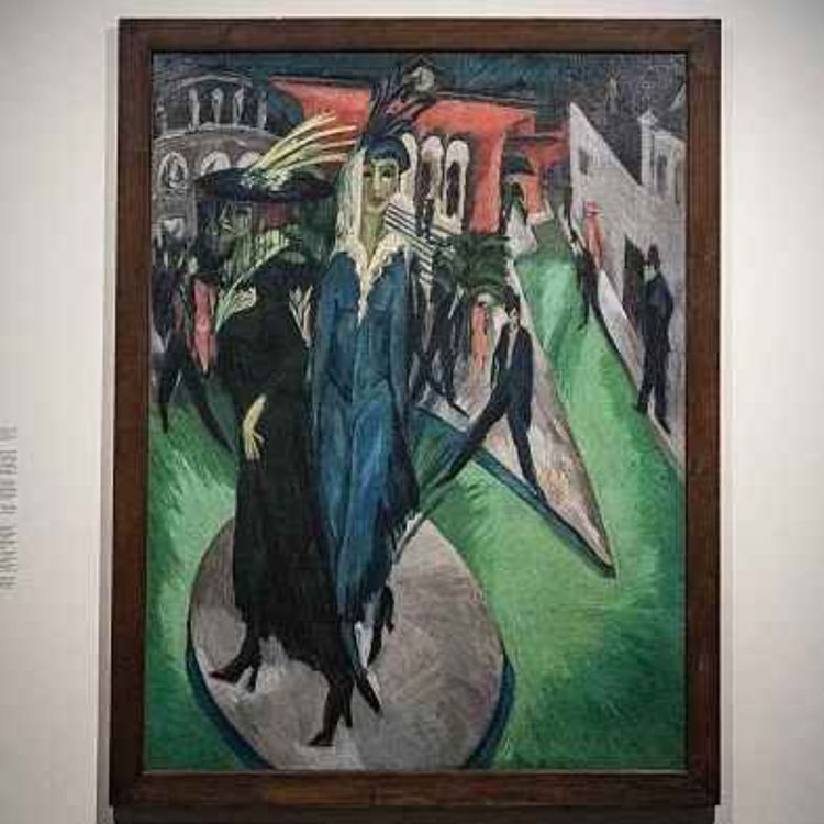 cover art for A Live tour of a Berlin Art Gallery. Exploring Modernism, German Expressionism, Fascism and Muesli, while wearing swimming shorts and hiking boots
