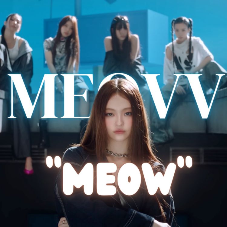 cover art for MEOVV's "Meow" 