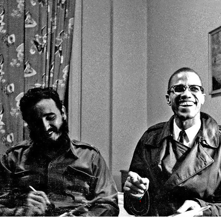 cover art for Castro, Malcolm X & Khrushchev  in Harlem
