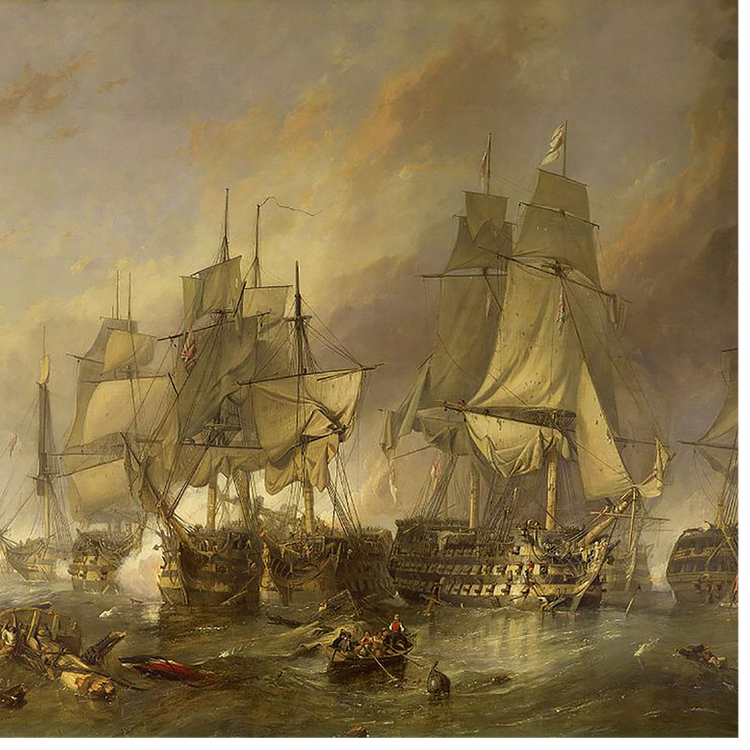 cover art for Nelson's Victory at Trafalgar