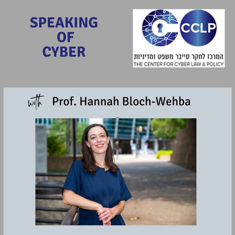cover art for  Prof. Hannah Bloch-Wehba: Policing, technology, and accountability