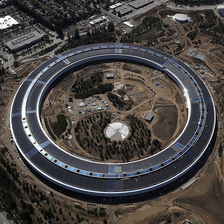 cover art for Apple's new grandiose office is for grown -ups