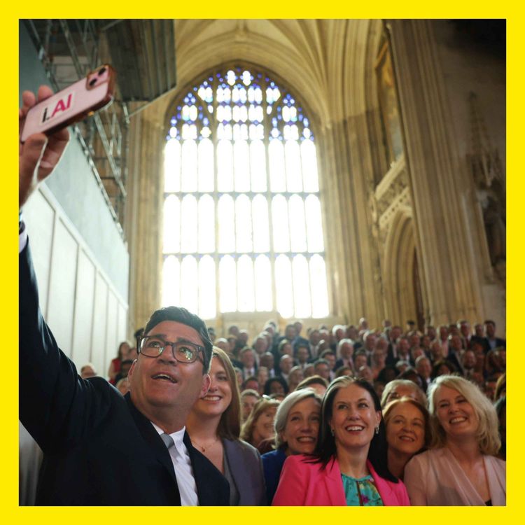 cover art for Andy Burnham builds a plane mid-flight as Starmer checks out