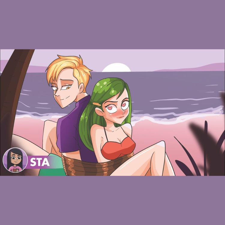 cover art for ​Me quedé atrapado con mi crush en su playa privada