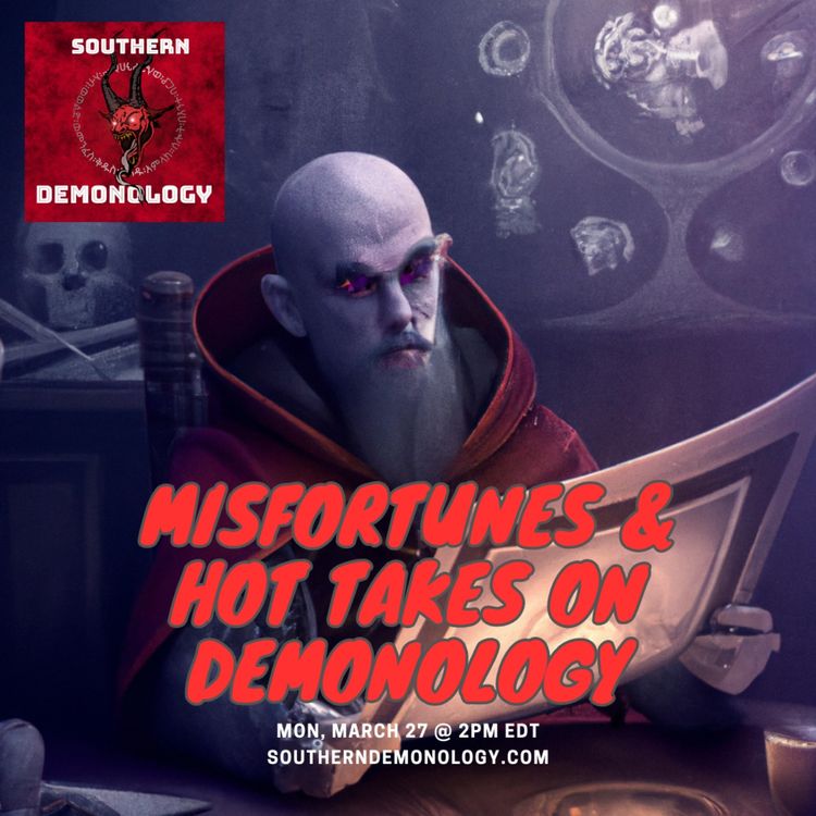 cover art for Misfortunes & Demonological Hot Takes