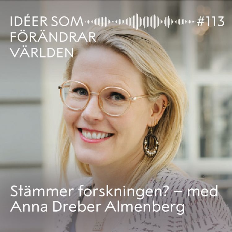 cover art for Stämmer forskningen? – med Anna Dreber Almenberg