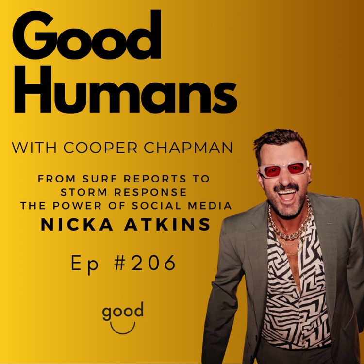 cover art for #206 Nicka Atkins - From Surf Reports to Storm Response – The Power of Social Media in a Crisis