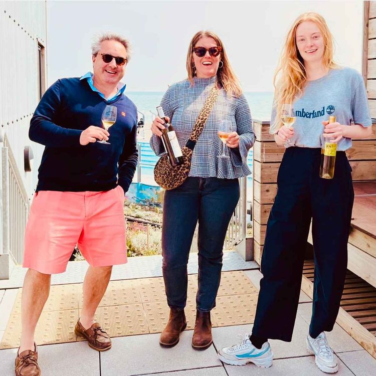 cover art for Fish and chips and wine beside the seaside