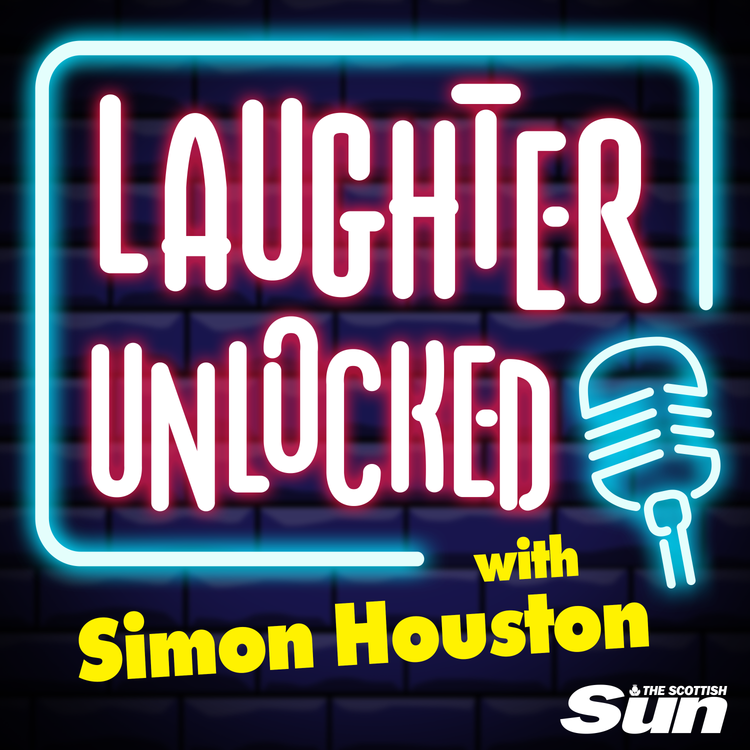 cover art for Laughter Unlocked with Simon Houston featuring Henry Naylor