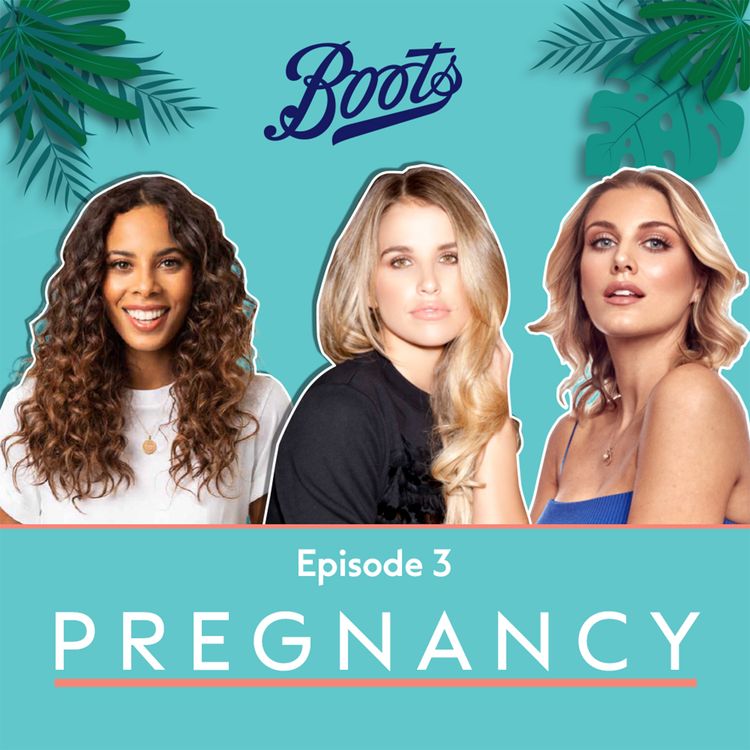 cover art for What having a baby does to your body, with Rochelle Humes and Ashley James