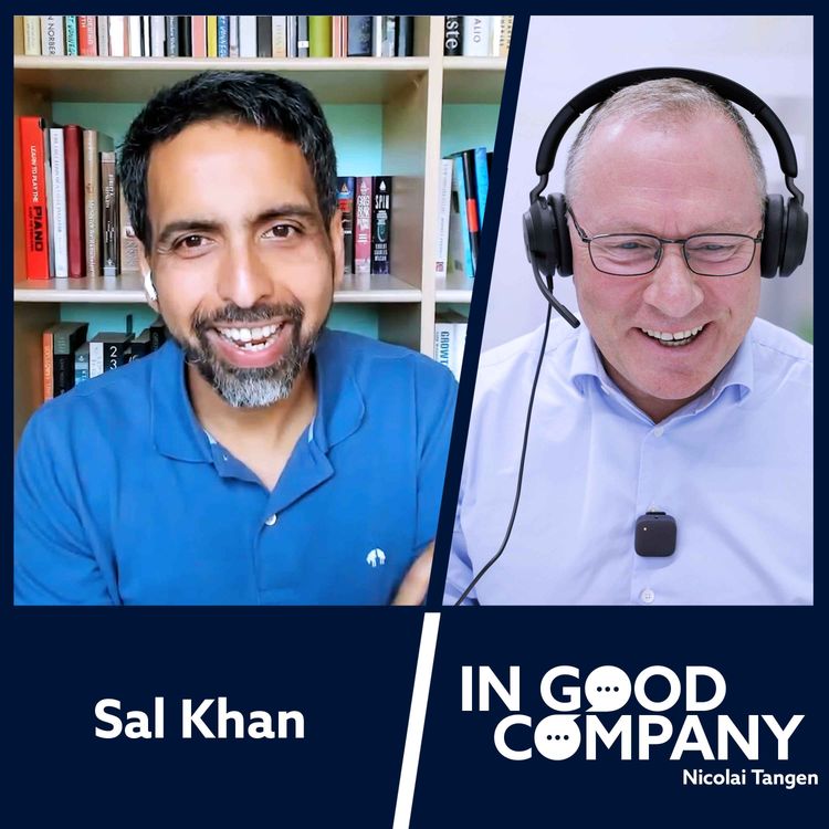 cover art for Sal Khan CEO & Founder of Khan Academy: Personalized education, AI and the drive to learn