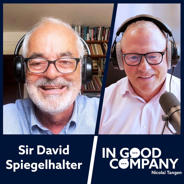 cover art for Sir David Spiegelhalter: Statistics, Communicating in Crises, and Living with Uncertainty