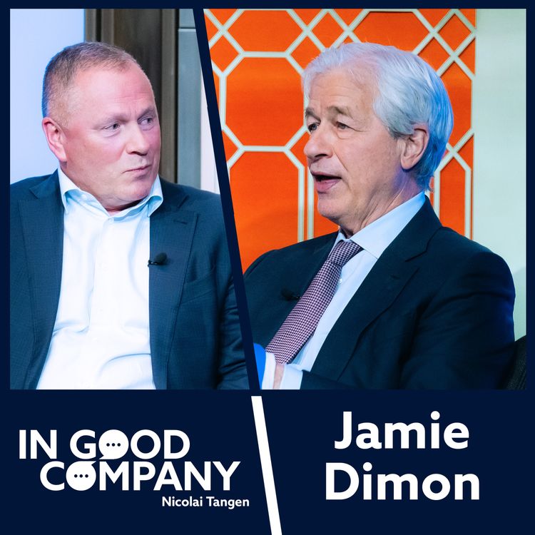 cover art for Live podcast with Jamie Dimon, CEO JPMorgan Chase: Corporate culture, risk and the global economy