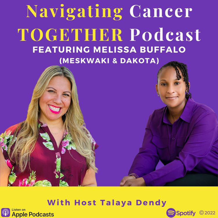 cover art for American Indian Cancer Foundation (AICAF) with Melissa Buffalo (Meskwaki & Dakota)